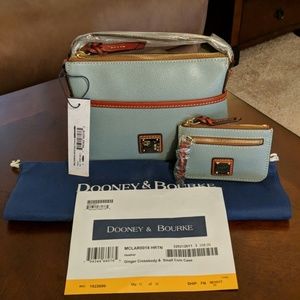 RARE* Dooney & Bourke Ginger Crossbody & Coin Case